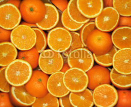 Naklejki Pomarańcze-połówki
