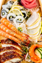 Naklejki Sea food combination