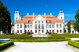 Naklejki Kozlowski Palace with garden, Lublin Voivodeship, Poland