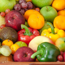 Naklejki fruits and vegetables for healthy