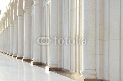 Row of pillars
