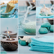 Fototapety Spa purity collage