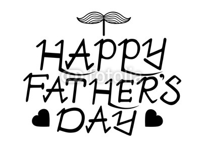 Happy father's day hand lettering handmade calligraphy