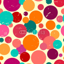 Naklejki Seamless pattern with grunge dots.