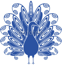 Naklejki Peacock