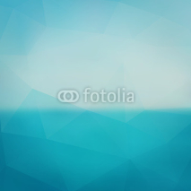Naklejki Triangle sea abstract blurred background