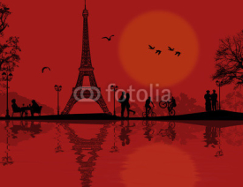 Fototapety Paris in love