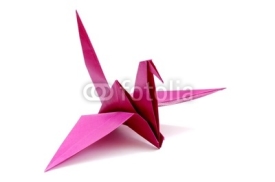 Fototapety origami crane