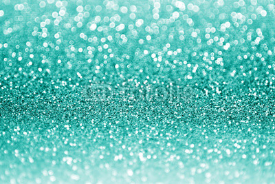 Teal or Turquoise Green Glitter Christmas Background