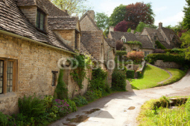 Fototapety Traditional Cotswold cottages in England. Bibury , UK.