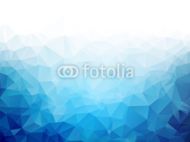 Geometric blue ice texture background