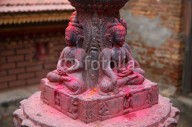 Fototapety Buddhas in Patan, Nepal