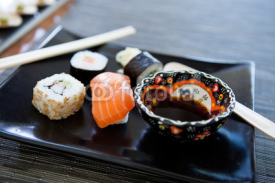 Fototapety Sushi plate