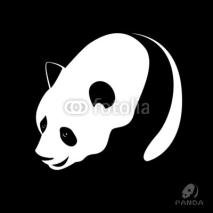 Naklejki Vector image of a panda