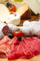 Fototapety cold cuts and cheese