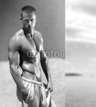 Fototapety Young fitness model