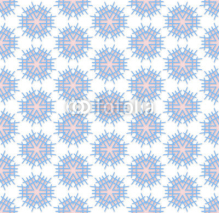 Fototapety spinious flowers pink blue