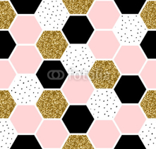 Fototapety Hexagon Seamless Pattern