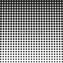 Naklejki Abstract halftone. Black dots on white background. Halftone background. Vector halftone dots. halftone on white background. Background for design