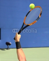 Naklejki Tennis Serve on Court