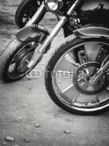 Naklejki Wheels of motorcycles