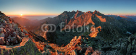 Obrazy i plakaty Panorama mountain autumn landscape