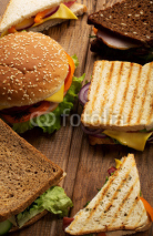 Fototapety Delicious sandwich