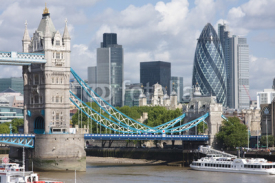 Fototapety Tower Bridge and the Gherkin