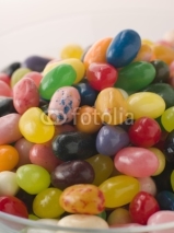 Naklejki Bowl Of Coloured Jellybeans