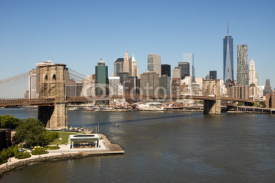 Obrazy i plakaty Brooklyn Bridge Skyline Manhattan