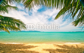 Naklejki Tropical beach: Chaweng Beach on Koh Samui