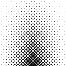 Obrazy i plakaty Monochrome square pattern background design