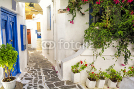old town on Naxos island, Cyclades, Greece