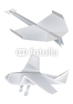 Obrazy i plakaty Origami_aeroplanes