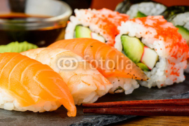 Obrazy i plakaty Sushi closeup