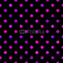 Naklejki Seamless black dotted pattern
