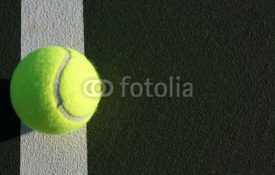 Fototapety Tennis Ball on the Court