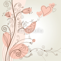 Fototapety floral background