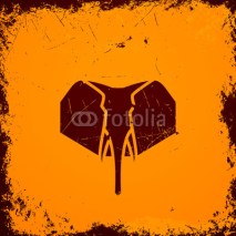 Fototapety Vector Illustration of an Elephant Icon