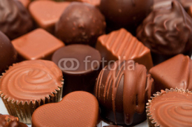 Fototapety assortiment de chocolats