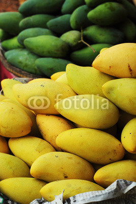 Mango fruit in the market.