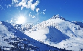 Naklejki Winter Mountains