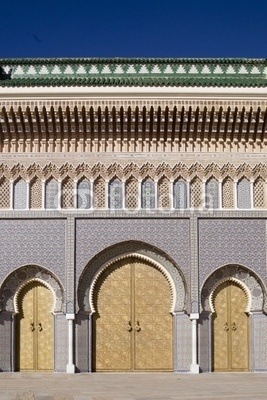 Königspalast in Fes in Marokko