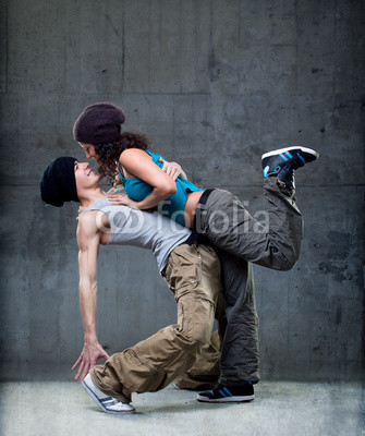 Passion dance couple.