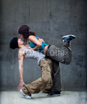 Naklejki Passion dance couple.