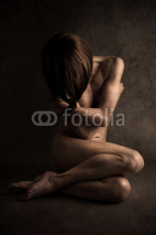 Naklejki Artistic nude female body