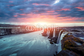 Fototapety Famous Selfoss waterfall