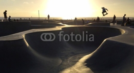 Fototapety Skateboarding in Venice Beach