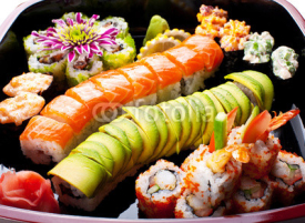 Fototapety Sushi rolls.