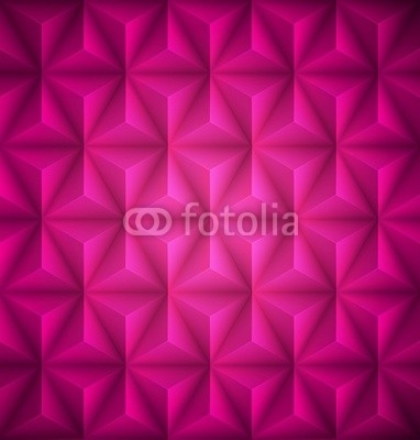 Pink Geometric abstract low-poly paper background. Vector